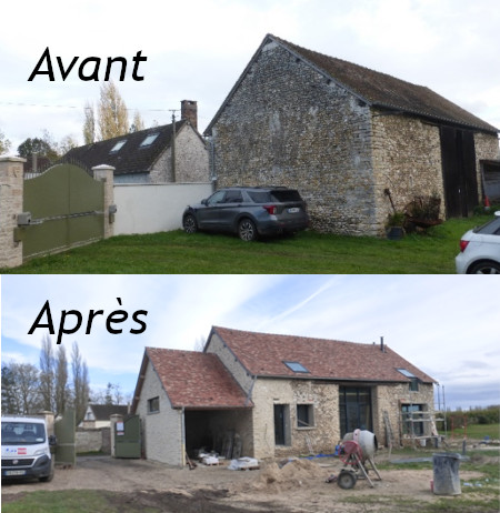 Réalisation porte et parquet
